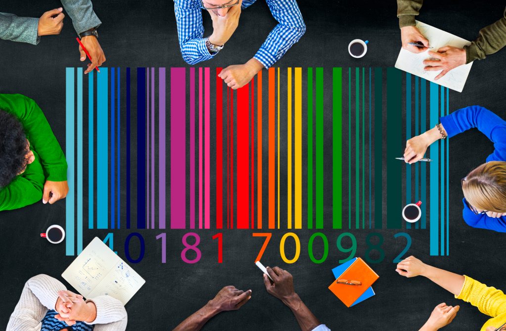 Barcode marketing concept Barcode marketing concept